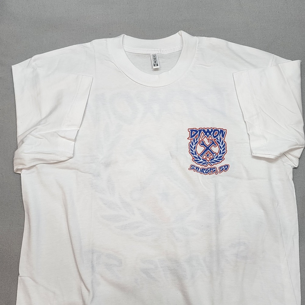 Dixxon T- Shirt Mens Sturgis SD Motorcycle White Sz‎ M NWT